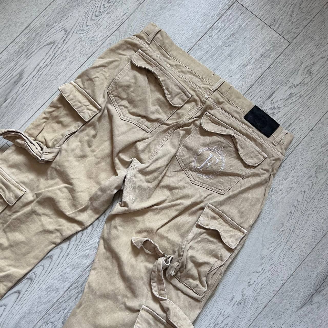 Other Men's beige multi-pocket cargo pants, size XXL W36 L36 Size US 36 / EU 52 - 6 Thumbnail