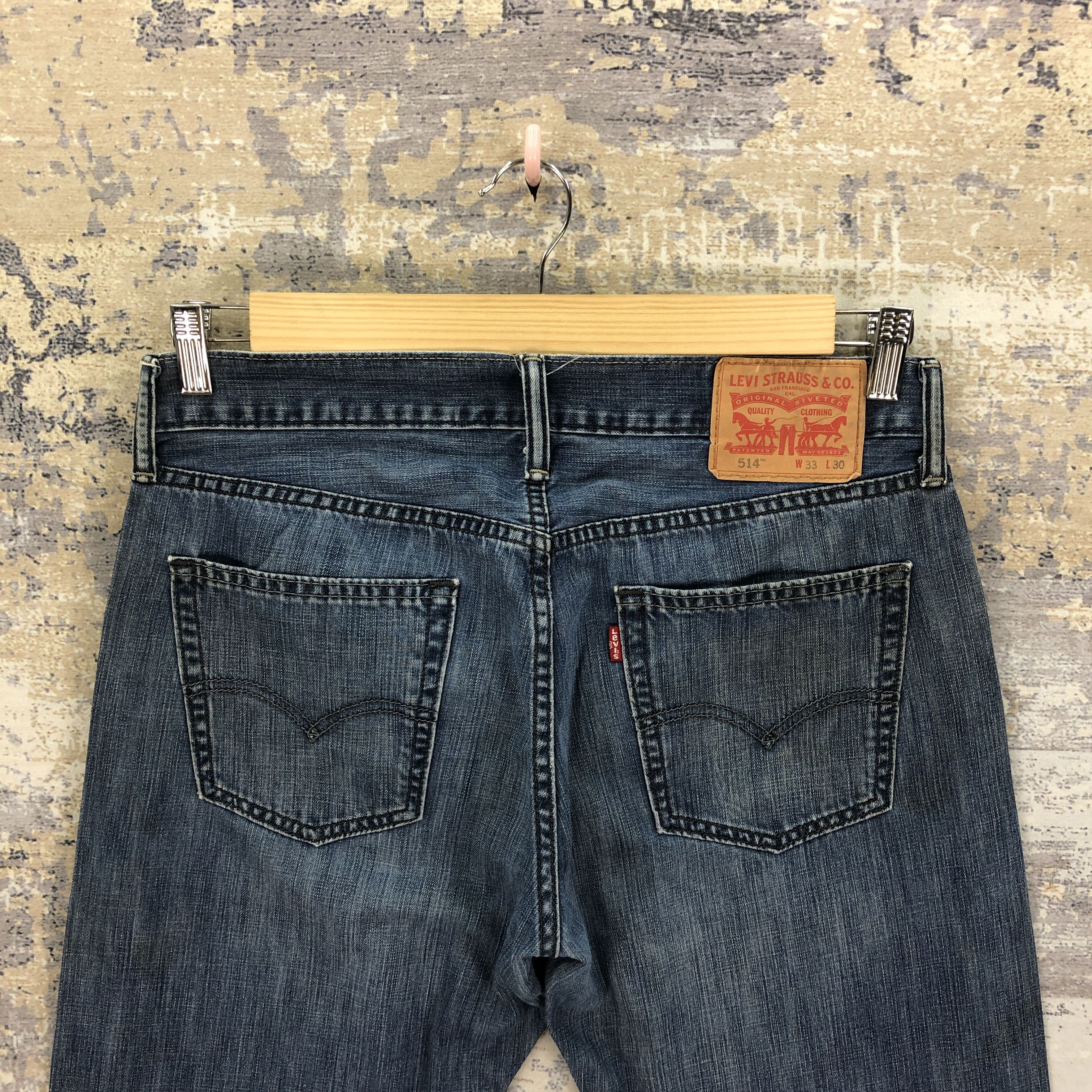 Levi's × Vintage Vintage Y2K Levis 514 Faded Jeans Dirty Levi's Ripped Denim Size US 30 / EU 46 - 4 Thumbnail