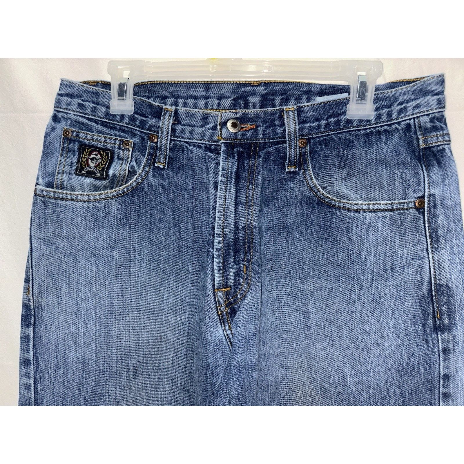 CINCH Cinch Jeans Mens 33X32 Blue Dark Wash Straight Leg Jeans EUC Size US 33 - 2 Thumbnail