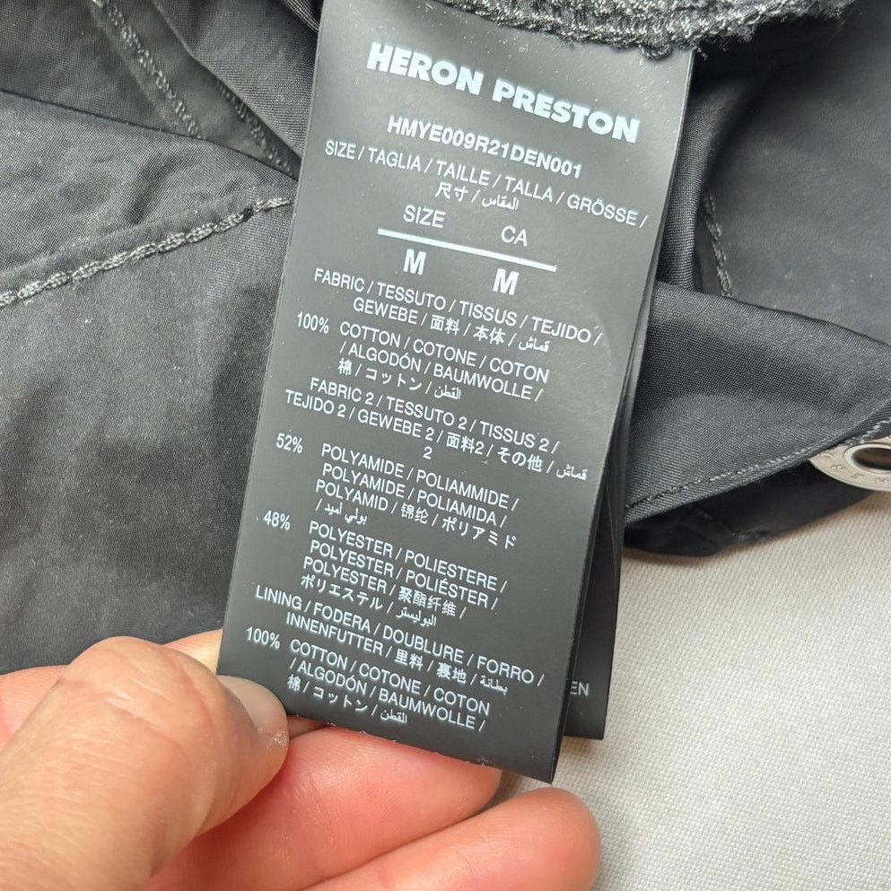 Heron Preston Heron Preston Half and Half Trucker Jacket Men's M Two Tone Size US M / EU 48-50 / 2 - 10 Thumbnail