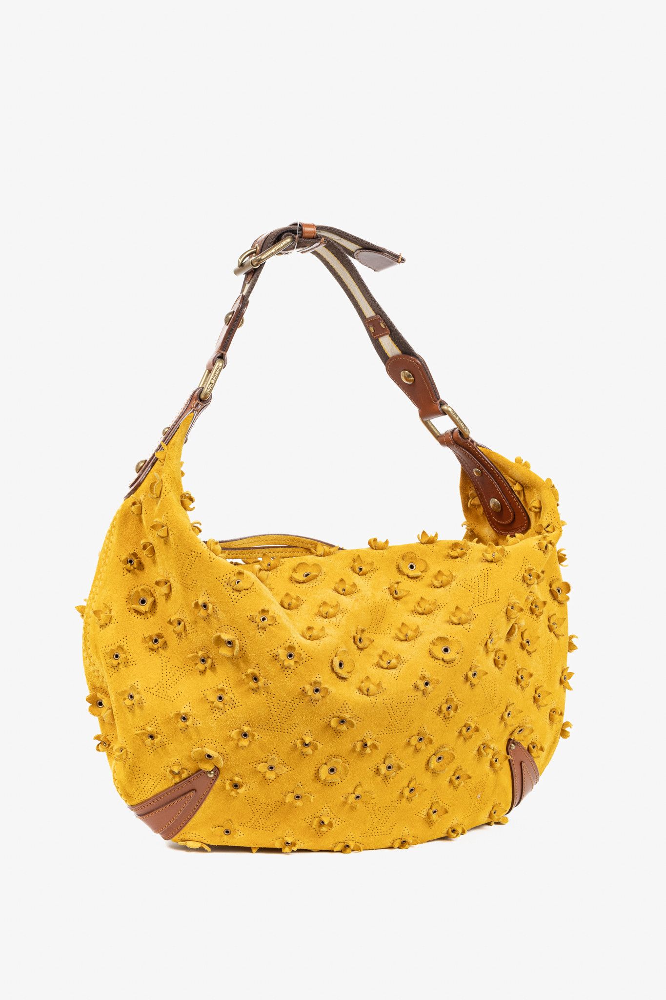 Louis Vuitton Louis Vuitton Onatah Fleurs GM Mais Suede Hobo Bag Size ONE SIZE - 2 Thumbnail