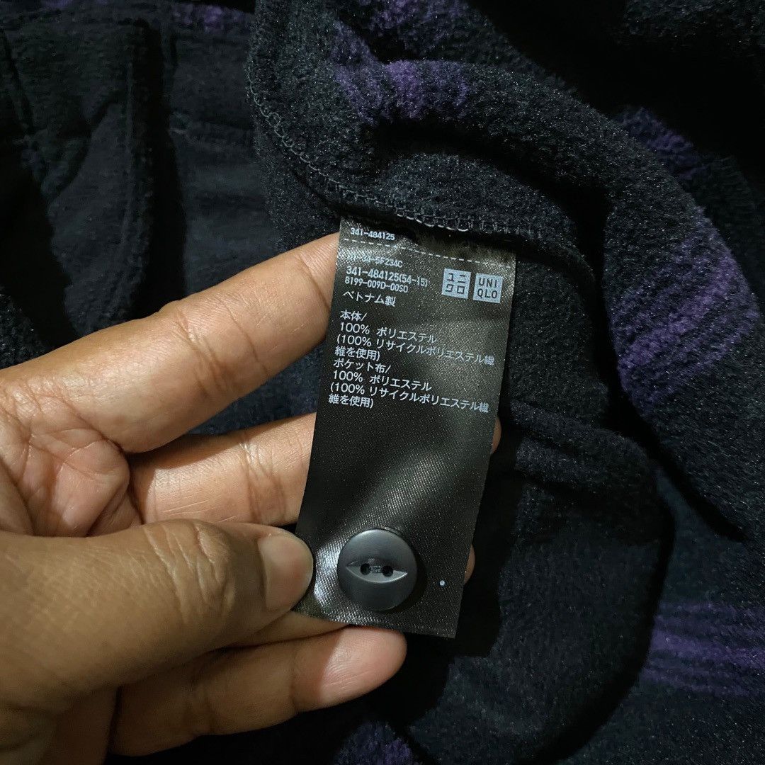 Needles × Uniqlo Uniqlo needles japan stripe black purple cardigan Size US L / EU 52-54 / 3 - 5 Thumbnail