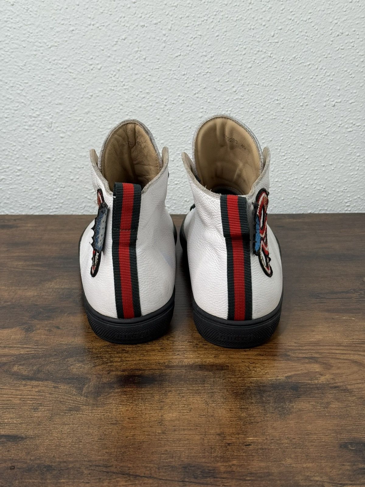 Gucci RARE Gucci Winged Dragon High Top Sneakers Size US 11.5 / EU 44-45 - 4 Thumbnail