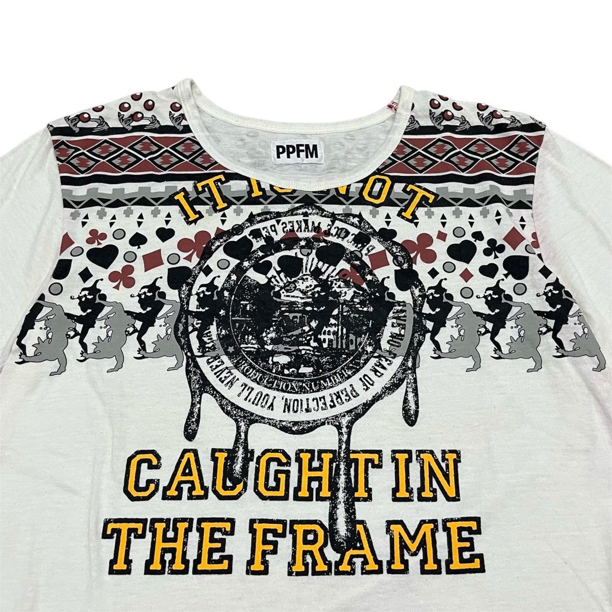 PPFM 2000s PPFM Tribal Geometric Pattren T-shirt ifsix LgbStyle Size US S / EU 44-46 / 1 - 2 Thumbnail