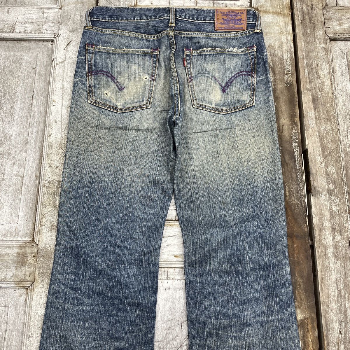 Levi's Vintage Levis 507 Distressed Jeans wc 369 Size US 32 / EU 48 - 3 Thumbnail