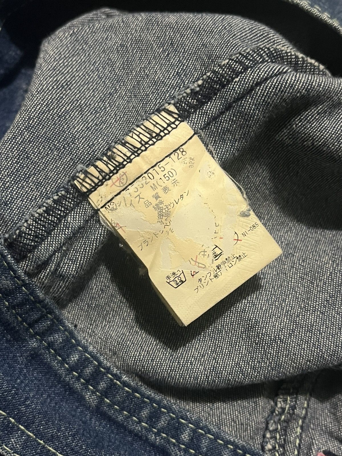Angel Blue × Hysteric Glamour × Japanese Brand 2000s Angel Blue Japanese Y2k Embroidery Patch Denim Jacket Size M / US 6-8 / IT 42-44 - 16 Thumbnail
