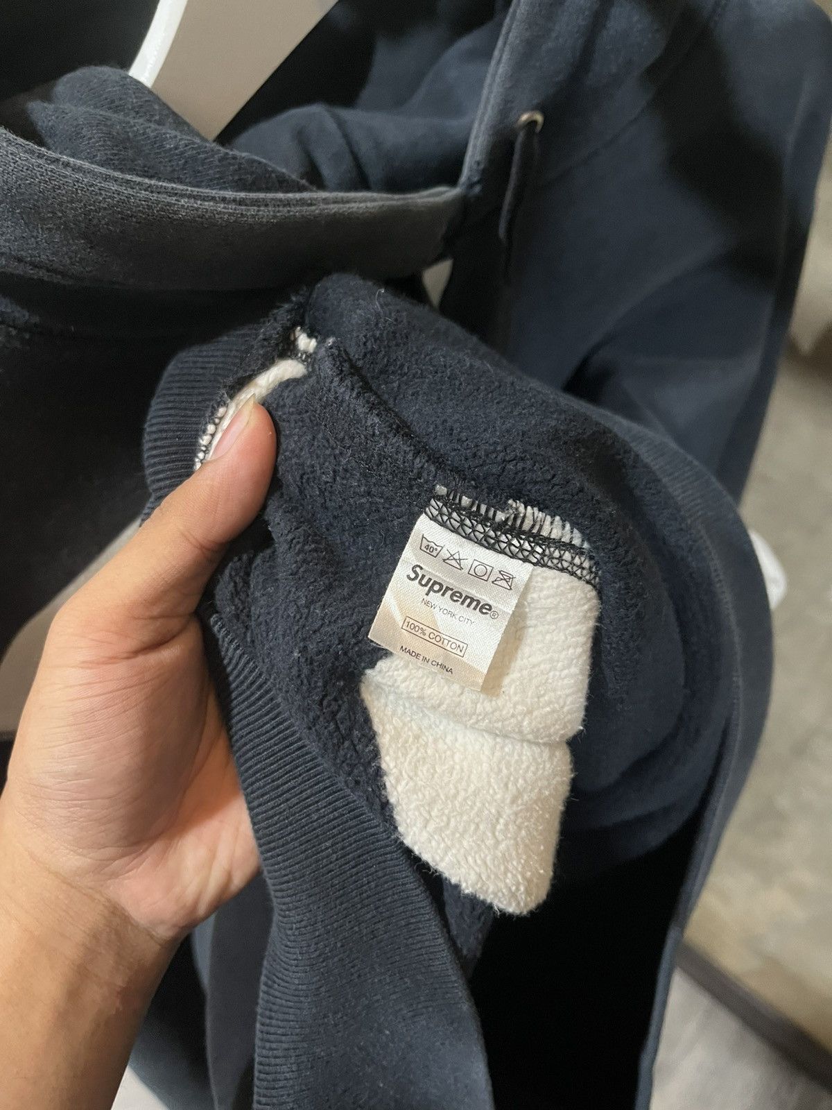 Supreme Supreme 2009 Block Stripe Sweat Hoodie Size US XL / EU 56 / 4 - 7 Thumbnail
