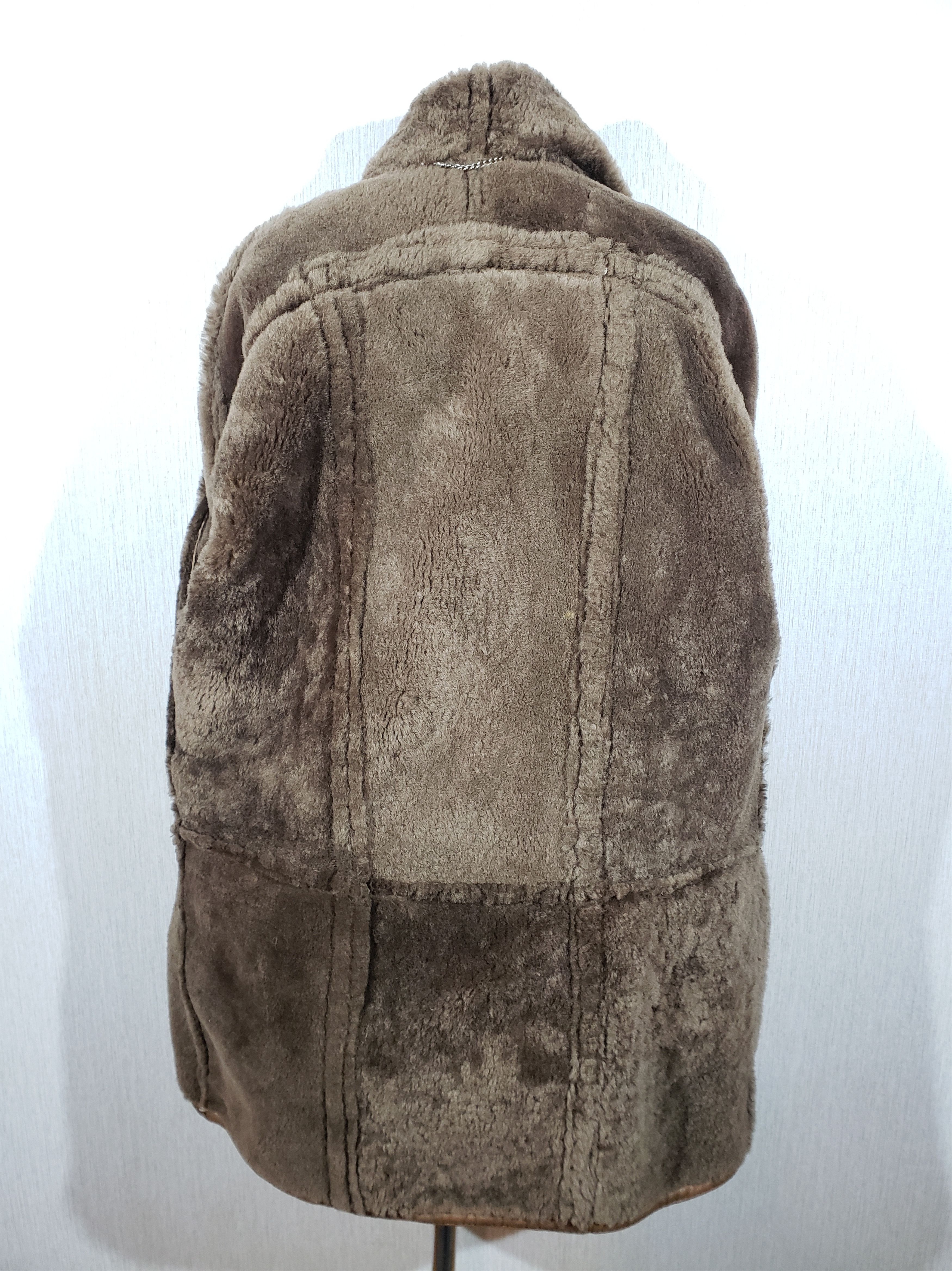 Other Brown men's sheepskin coat. Size US L / EU 52-54 / 3 - 5 Thumbnail