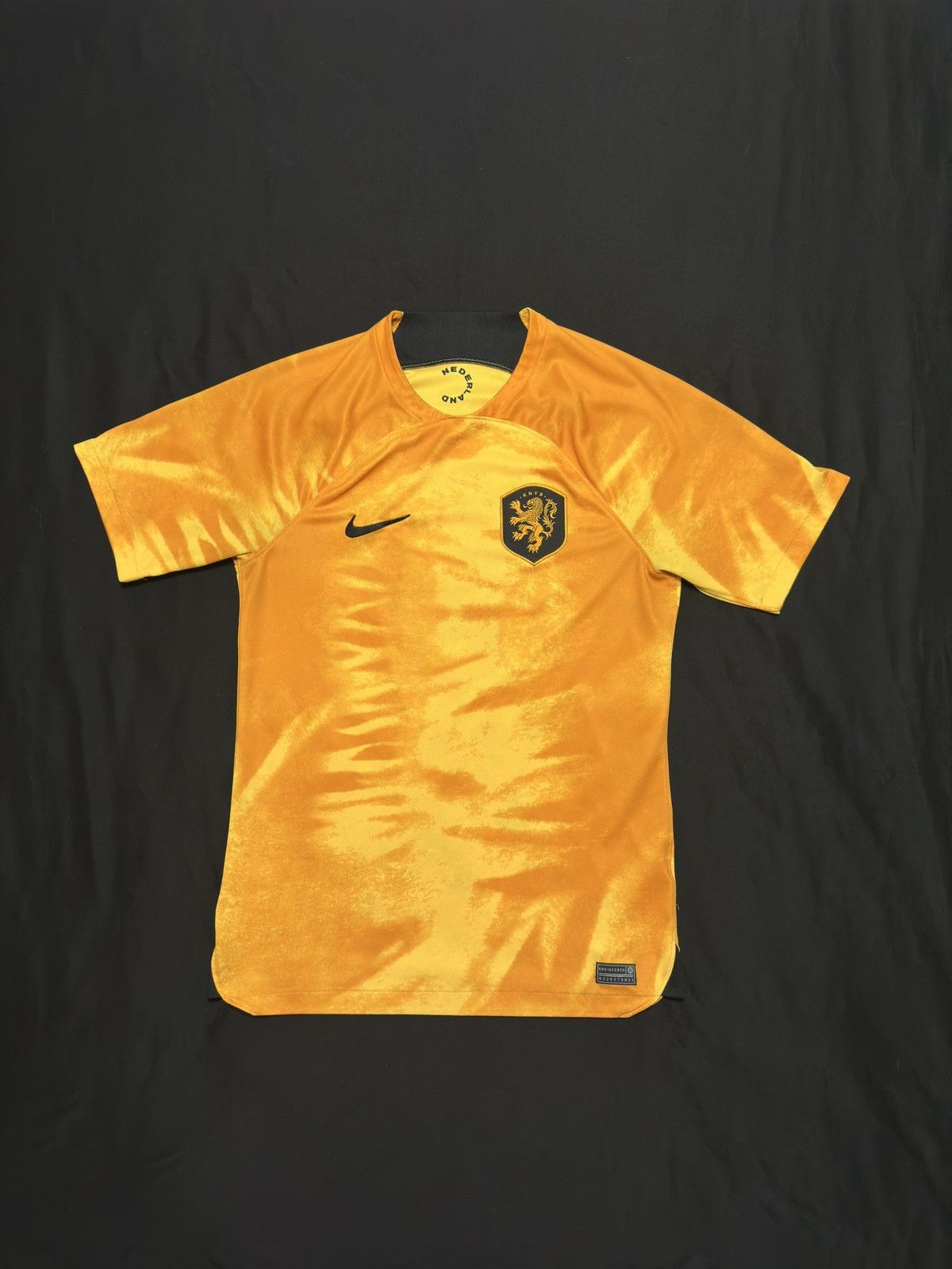 Nike NIKE MEN'S NETHERLANDS 2022/23 HOME JERSEY ORANGE/BLACK Size US S / EU 44-46 / 1 - 1 Thumbnail