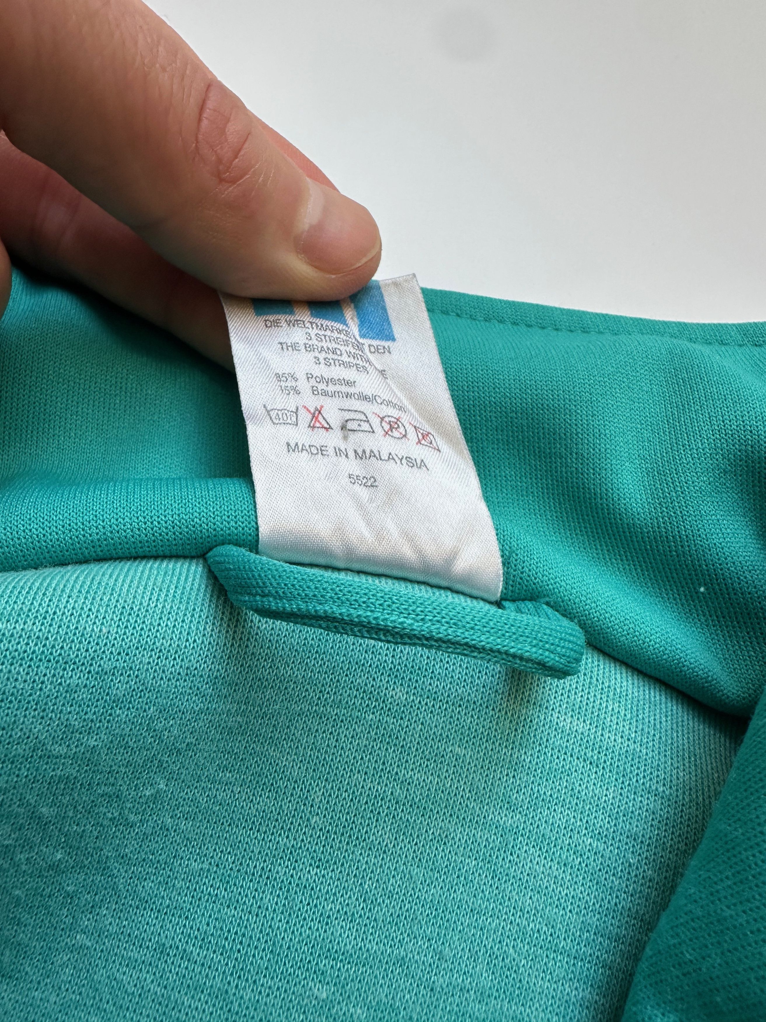 Adidas 90's ADIDAS Turquoise track jacket Size US M / EU 48-50 / 2 - 4 Thumbnail