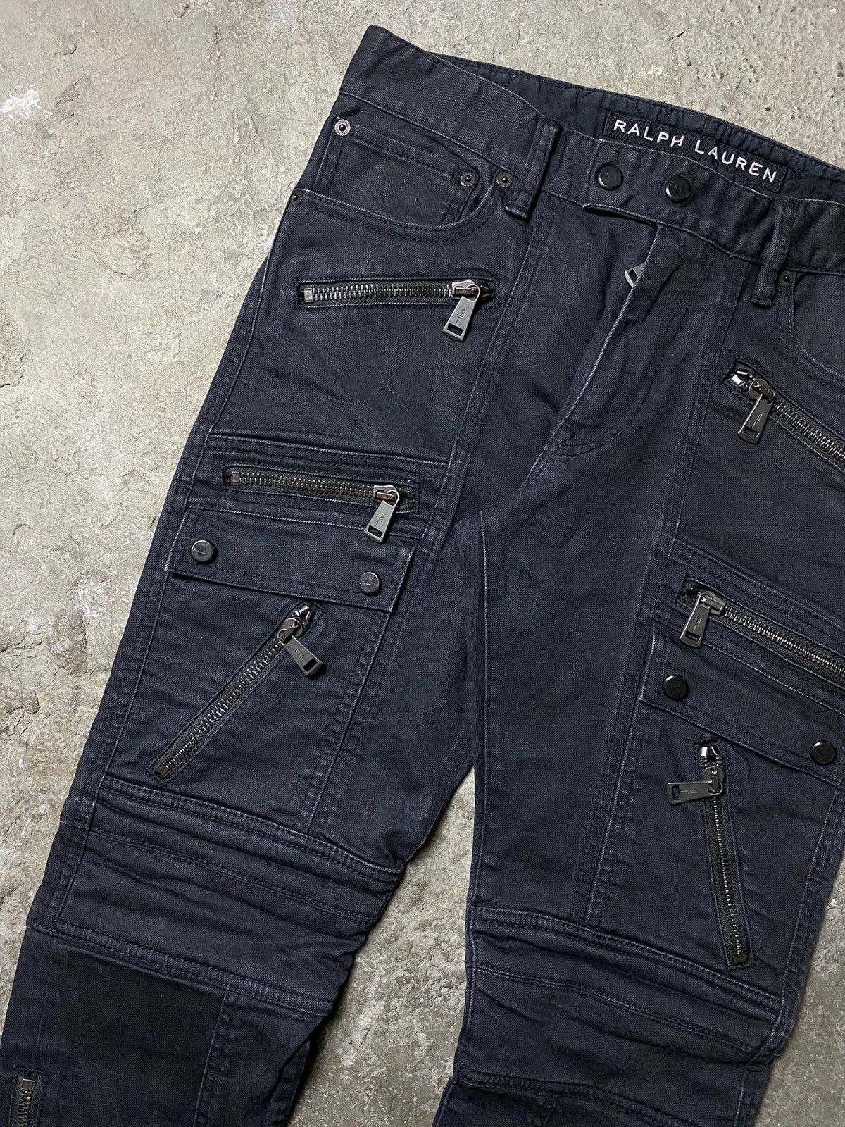 Ralph Lauren Black Label Ralph Lauren Black Label Biker Jeans Size US 32 / EU 48 - 2 Thumbnail