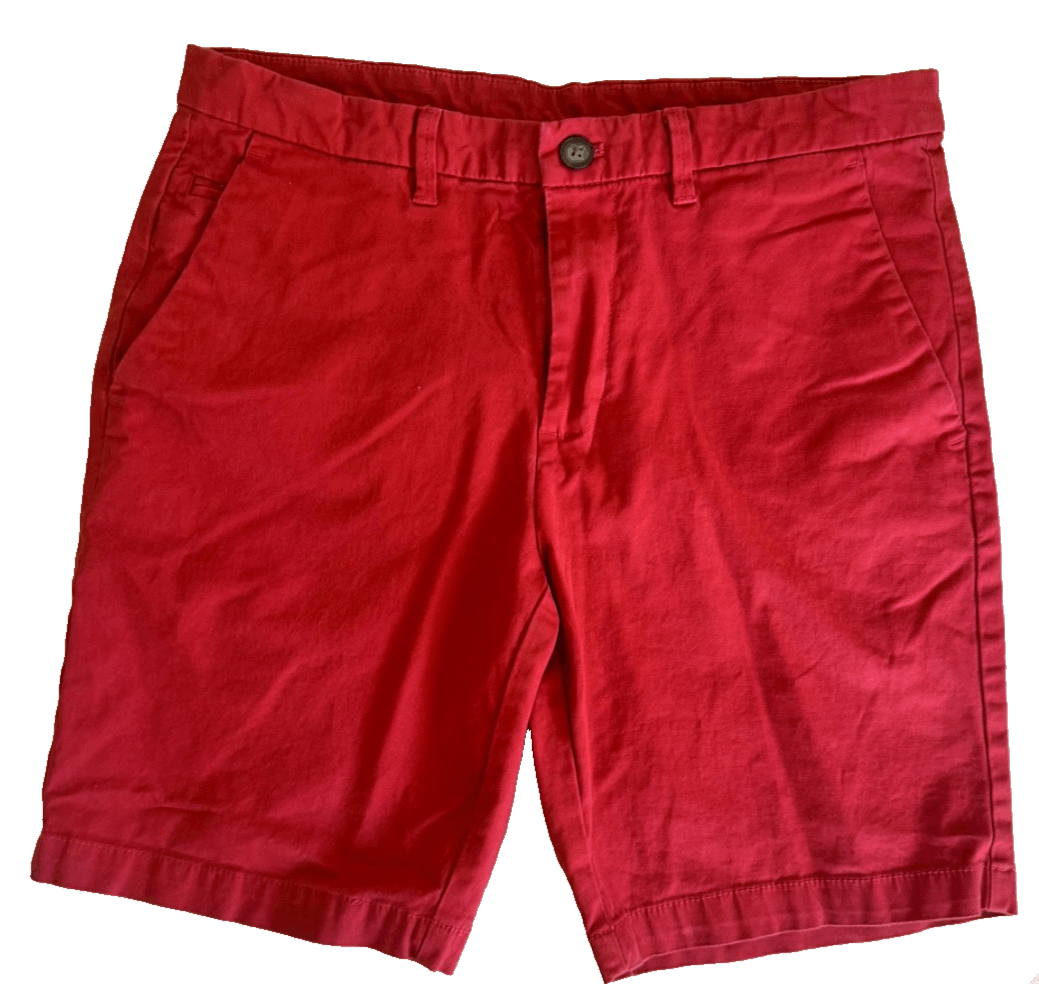 Calvin Klein Calvin Klein Bright Red 9" Chino Shorts Size 31 Bermuda Size US 31 - 1 Thumbnail