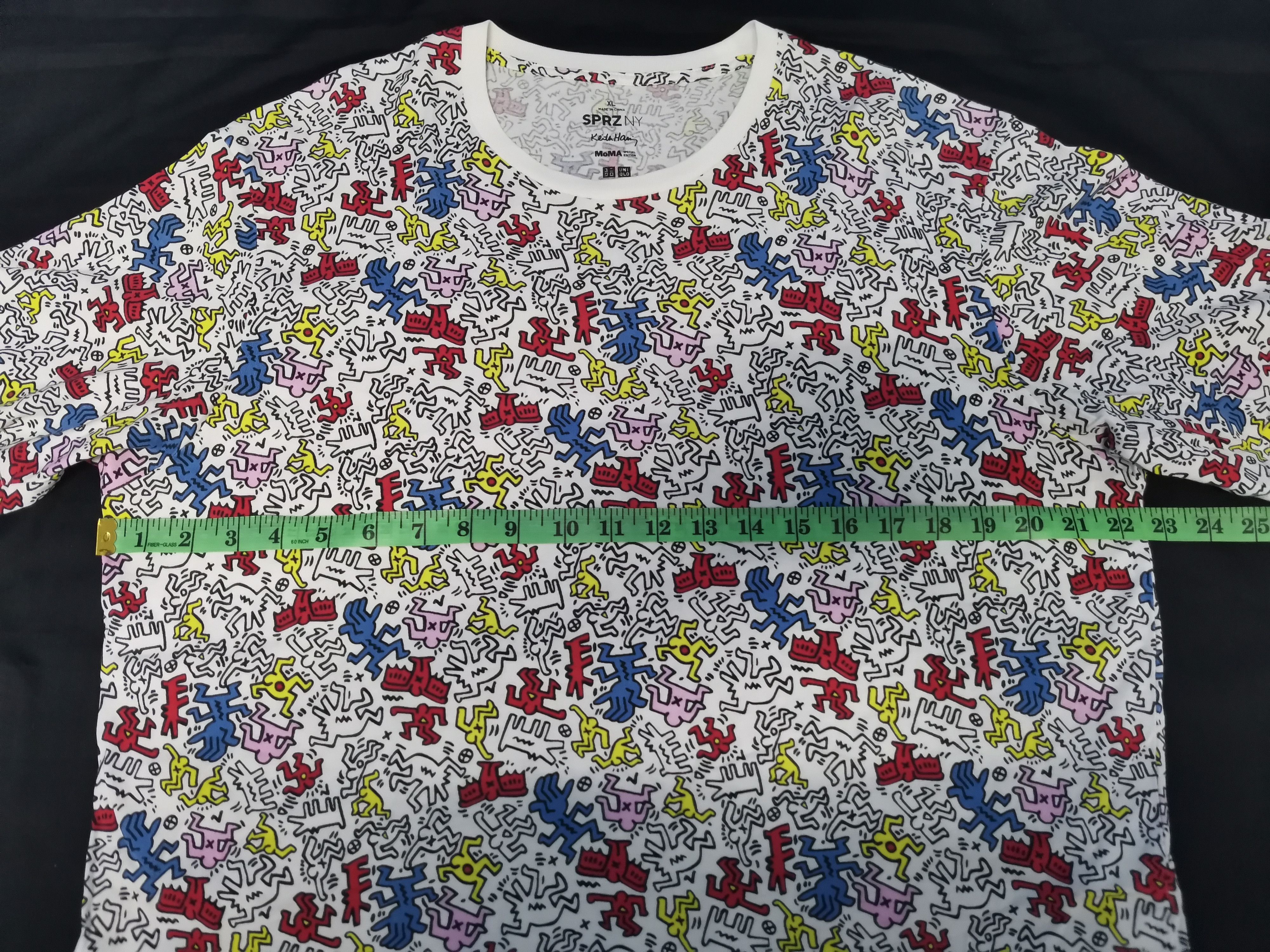 Other Keith Haring Art Graffiti Designer Tee OverPrint Size US XL / EU 56 / 4 - 5 Thumbnail