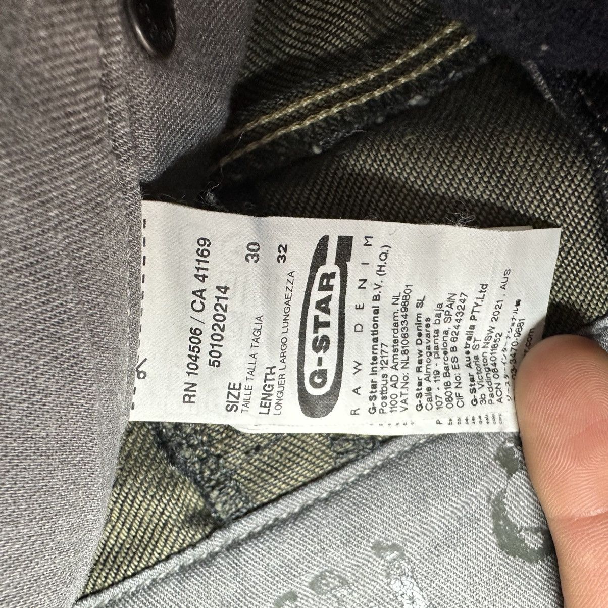 G-Star G-STAR Originals RAW Denim Size US 32 / EU 48 - 11 Thumbnail