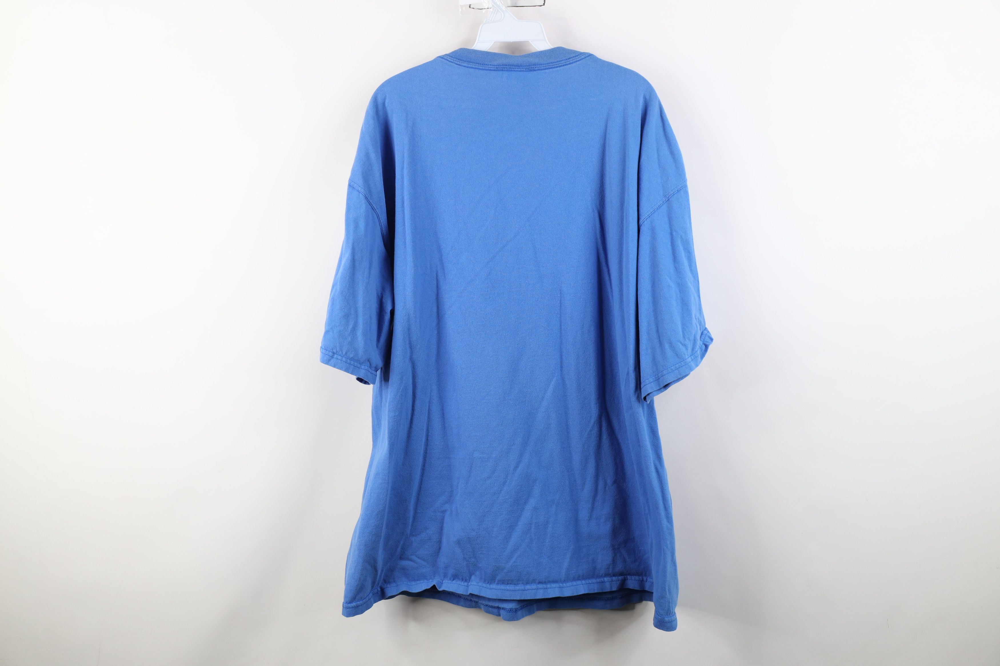 Vintage Vintage Y2K 2005 NFL Lions Football T-Shirt Blue Cotton Size US XXL / EU 58 / 5 - 11 Thumbnail