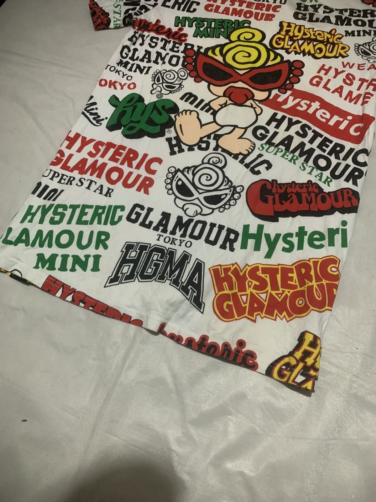 Hysteric Glamour Very Rare Aop Hysteric Glamour Logo Tee Shirt Size US M / EU 48-50 / 2 - 2 Thumbnail