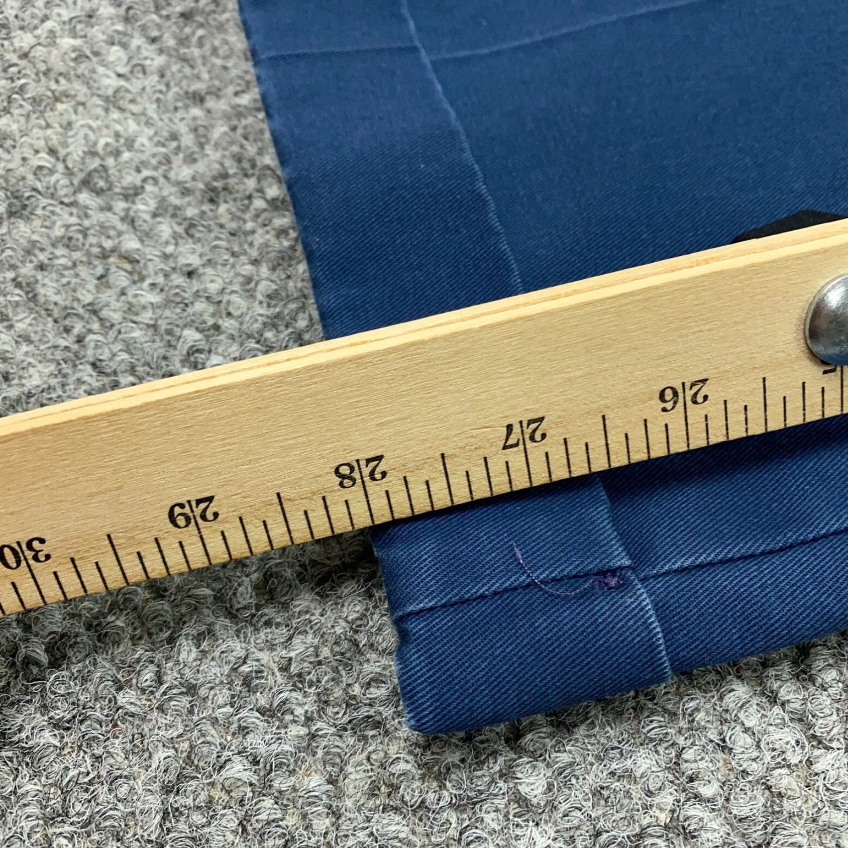 Lands' End Lands' End Mens Pants 46 Tall Blue Pleated Stretch Waist Cuffed Hem Chino Big & Tall Pants Size US 44 / EU 60 - 7 Thumbnail