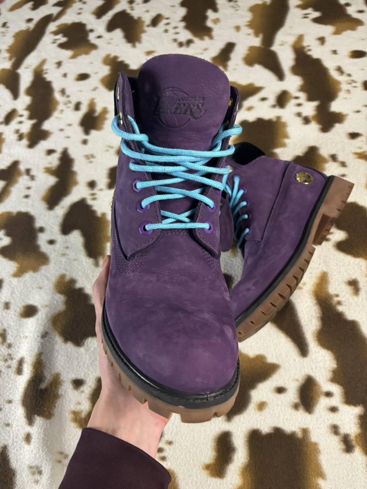 NBA × Timberland Timberland x NBA x Lakers 7inch Boots 26 cm 8 Us 42 Eu Size US 8 / EU 41 - 4 Thumbnail