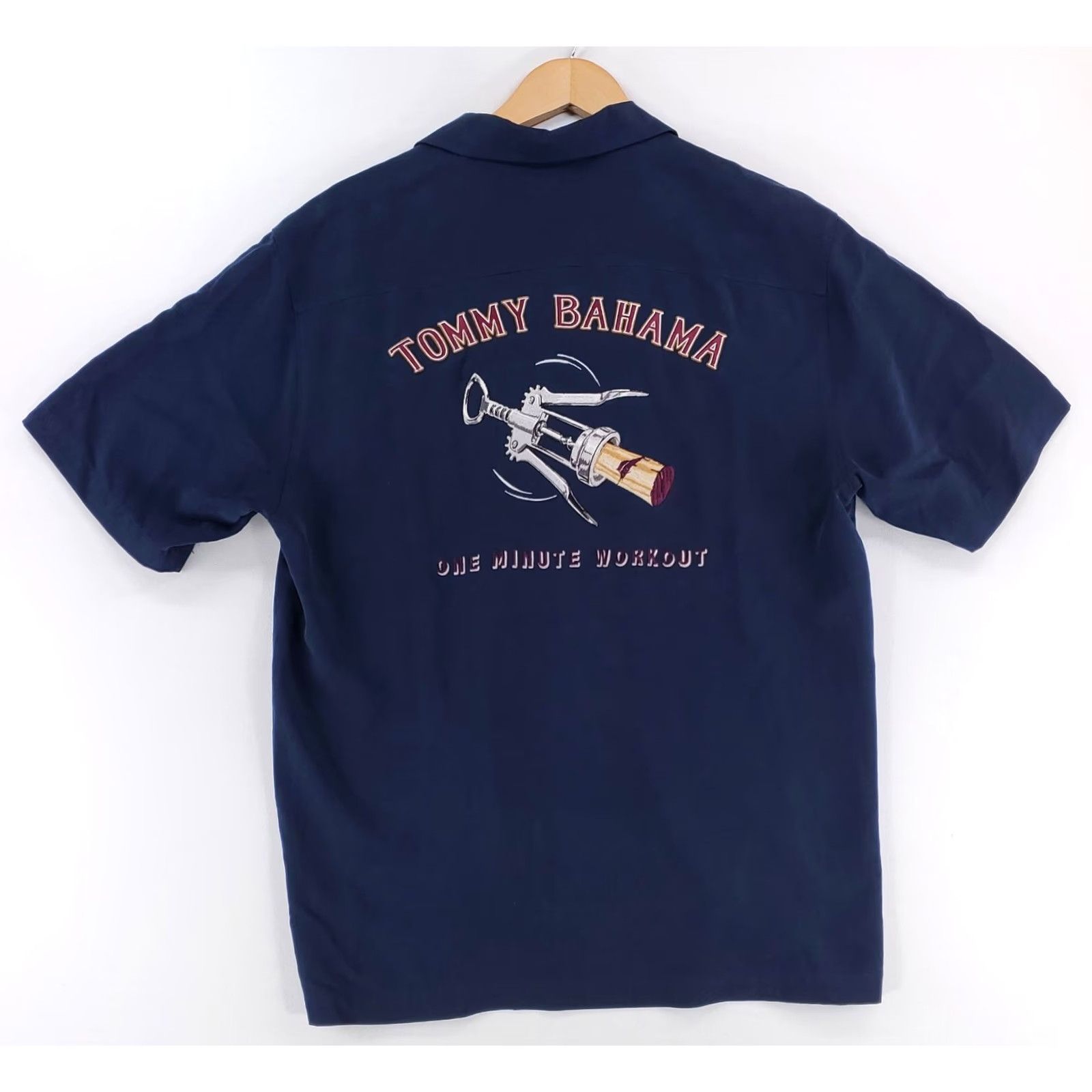 Tommy Bahama Tommy Bahama Button-Up Shirt Blue Hawaiian Short Sleeve M Mens Modern Comfort Button Up Shirt M Size US M / EU 48-50 / 2 - 6 Thumbnail