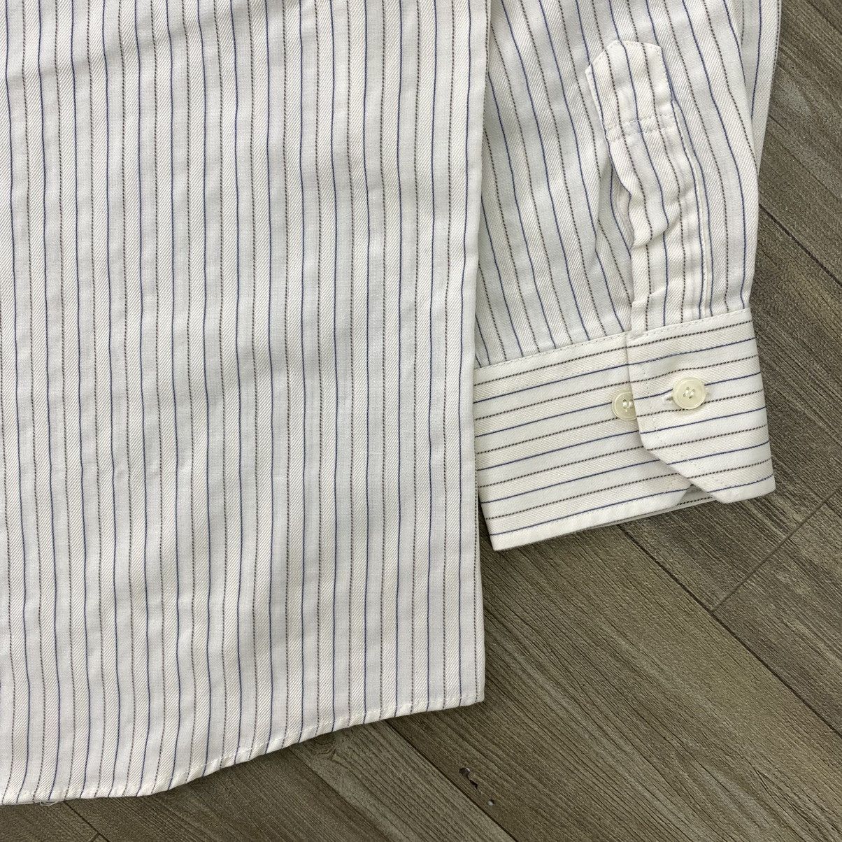 Givenchy SS07 Givenchy Men Striped Long Shirt Luxury Size US L / EU 52-54 / 3 - 14 Thumbnail