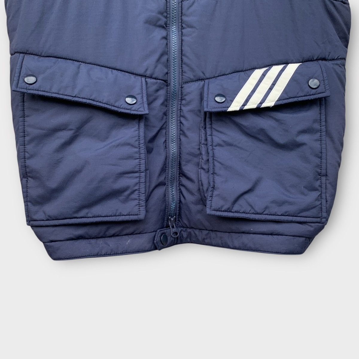 Adidas Vintage 1980s Adidas Nylon Puffer Vest Jacket Size US M / EU 48-50 / 2 - 6 Thumbnail