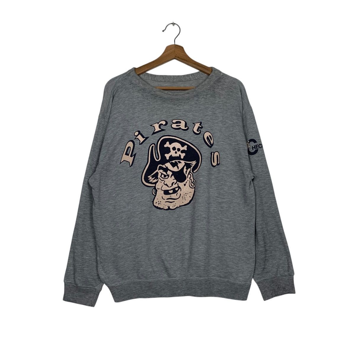 Japanese Brand Pirates Big Logo Crewneck Sweatshirt Size US M / EU 48-50 / 2 - 1 Thumbnail