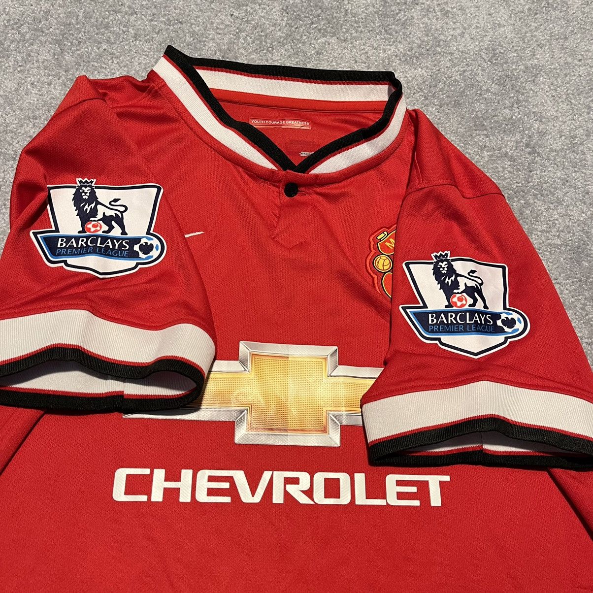 Nike Nike Manchester United Angel Di Maria Home Soccer Jersey #7 Size US S / EU 44-46 / 1 - 4 Thumbnail
