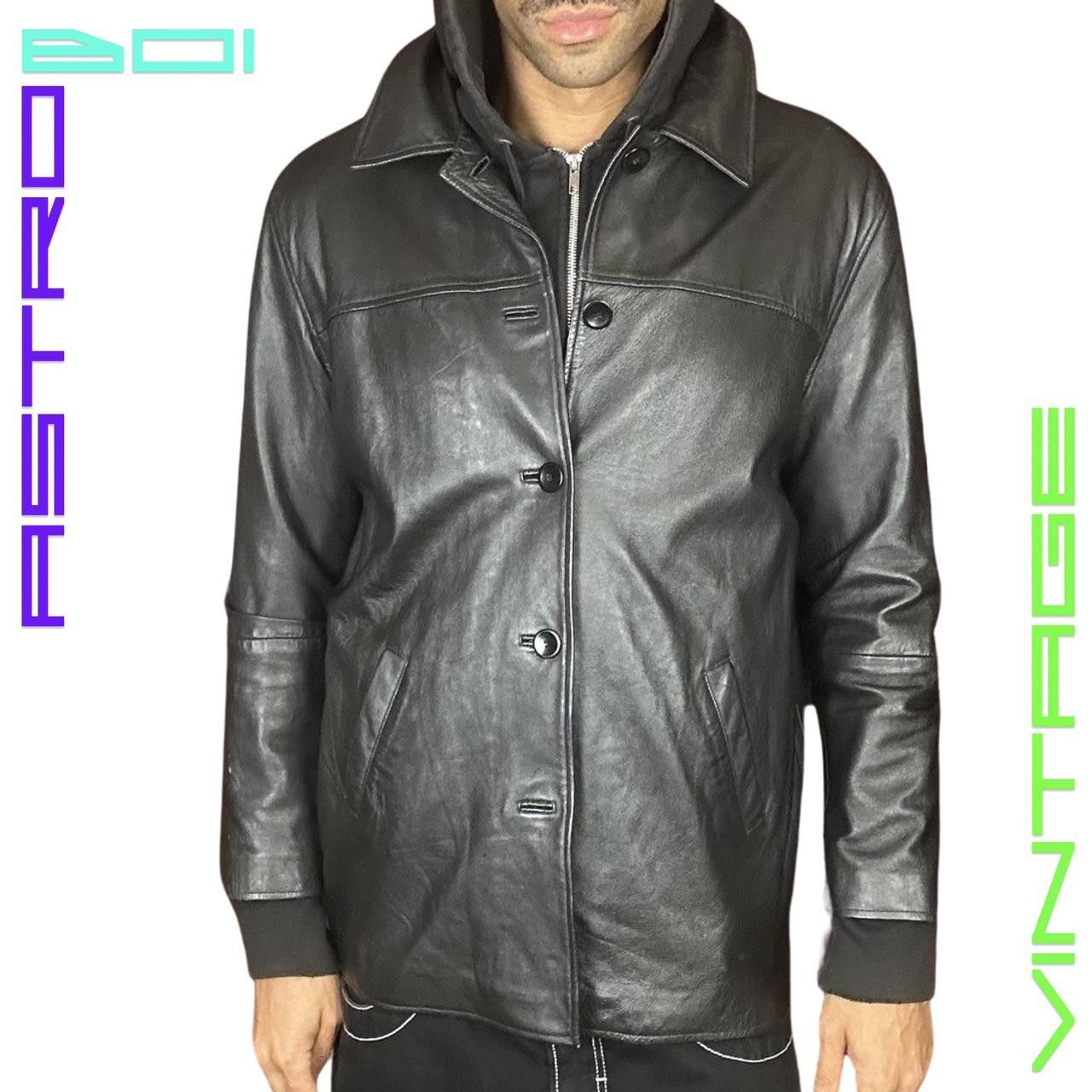 Vintage VINTAGE MODA INTERNATIONAL BLACK CLASSIC LEATHER JACKET _ XL Size US XL / EU 56 / 4 - 2 Thumbnail