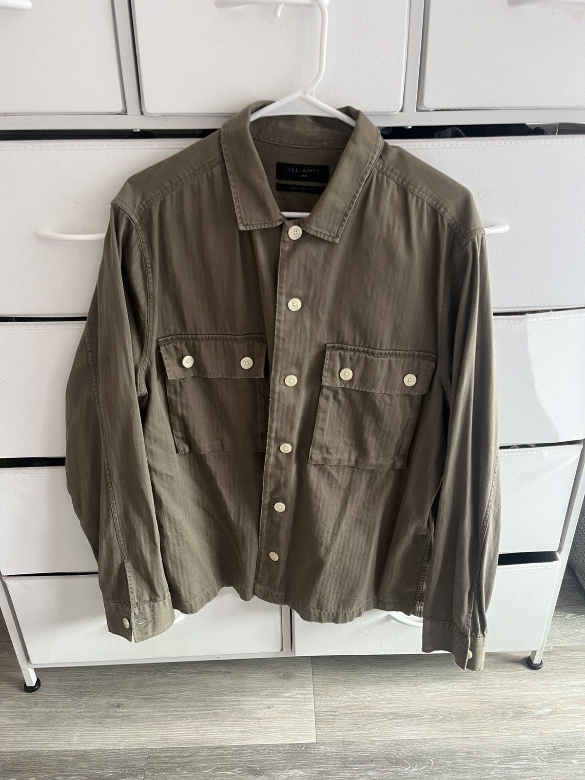 Allsaints All saints green long sleeve Size US L / EU 52-54 / 3 - 1 Thumbnail