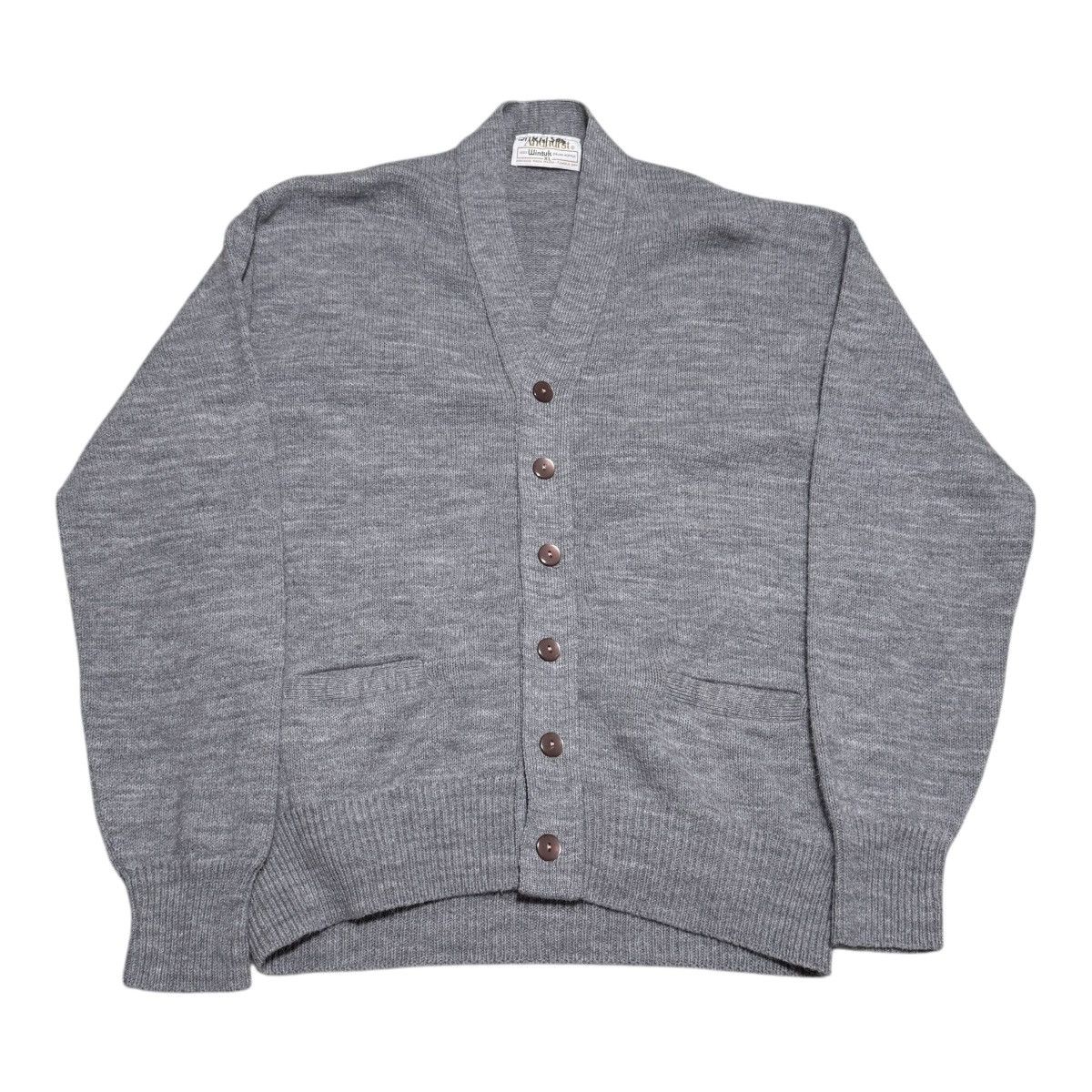 Vintage Vintage Anahurst Acrylic Gray Cardigan Sweater Women’s XL Size XL / US 12-14 / IT 48-50 - 1 Thumbnail