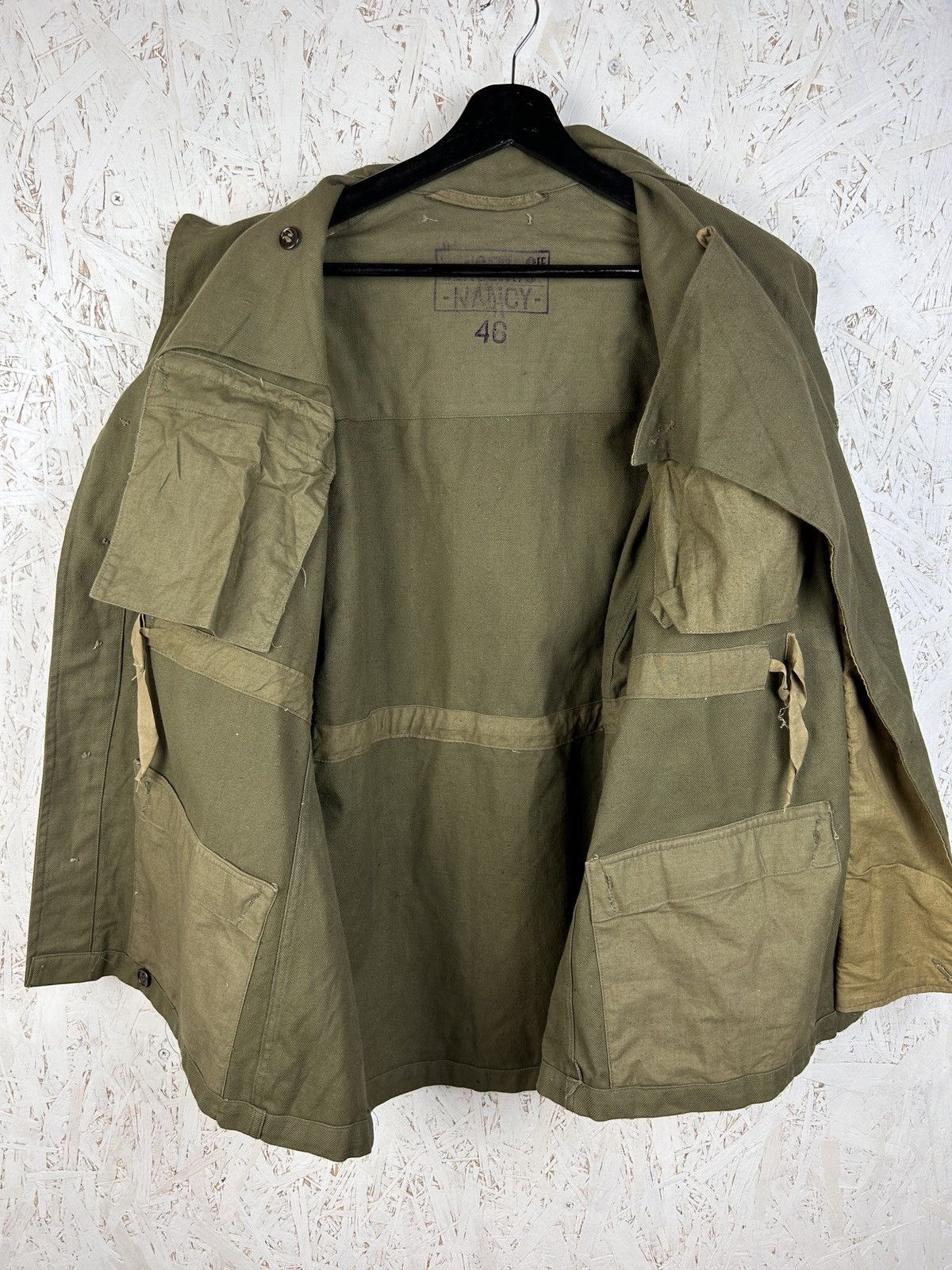 50s Vintage French Army M47 Field Jacket Size 46
