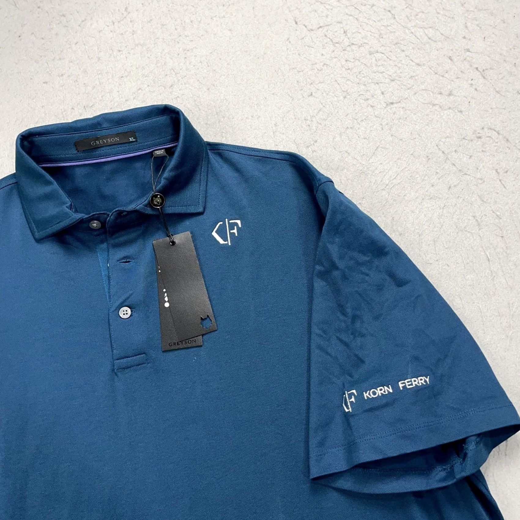 Vintage Greyson Golf Polo Shirt Mens XL Blue Korn Ferry Tour Logo NWT Cotton Blend Modern Casual Polo Shirt Mens XL Blue Korn Ferry Tour Logo NWT Size US XL / EU 56 / 4 - 3 Thumbnail