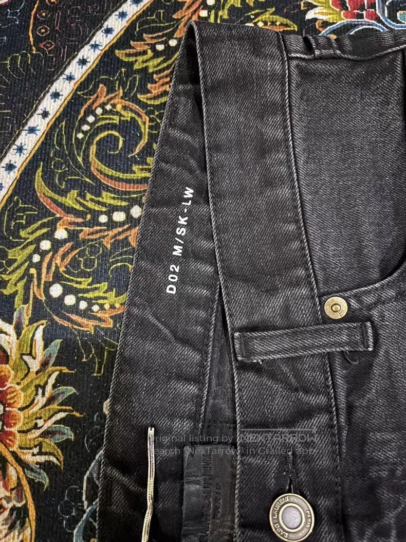 Saint Laurent Paris Saint Laurent Paris Distressed Claw Basic Denim Pants Size US 33 - 2 Thumbnail