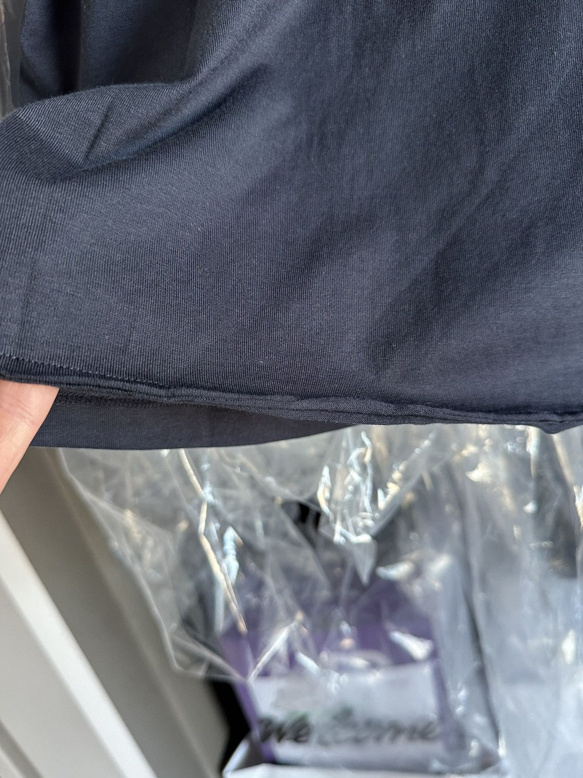 Saint Laurent Paris $620 FW23 Saint Laurent reverse logo dark navy t shirt L Size US L / EU 52-54 / 3 - 12 Thumbnail