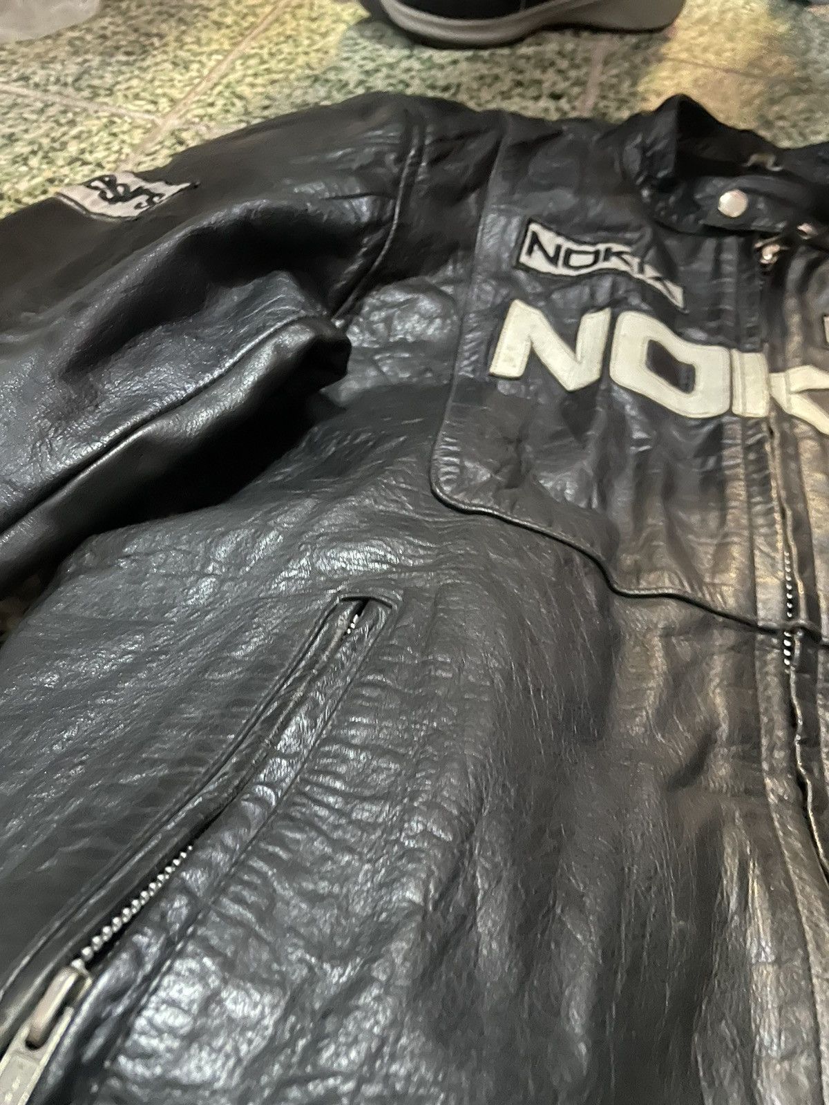 NASCAR × Vintage VINTAGE NOKIA LEATHER JACKET RACING F1 90s Size US L / EU 52-54 / 3 - 6 Thumbnail