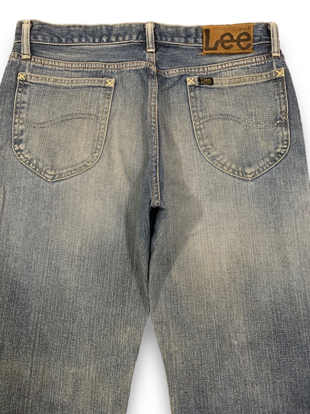 Lee Vintage Lee Riders Faded Wash Flare Distressed Grunge Jeans Size US 31 - 13 Thumbnail