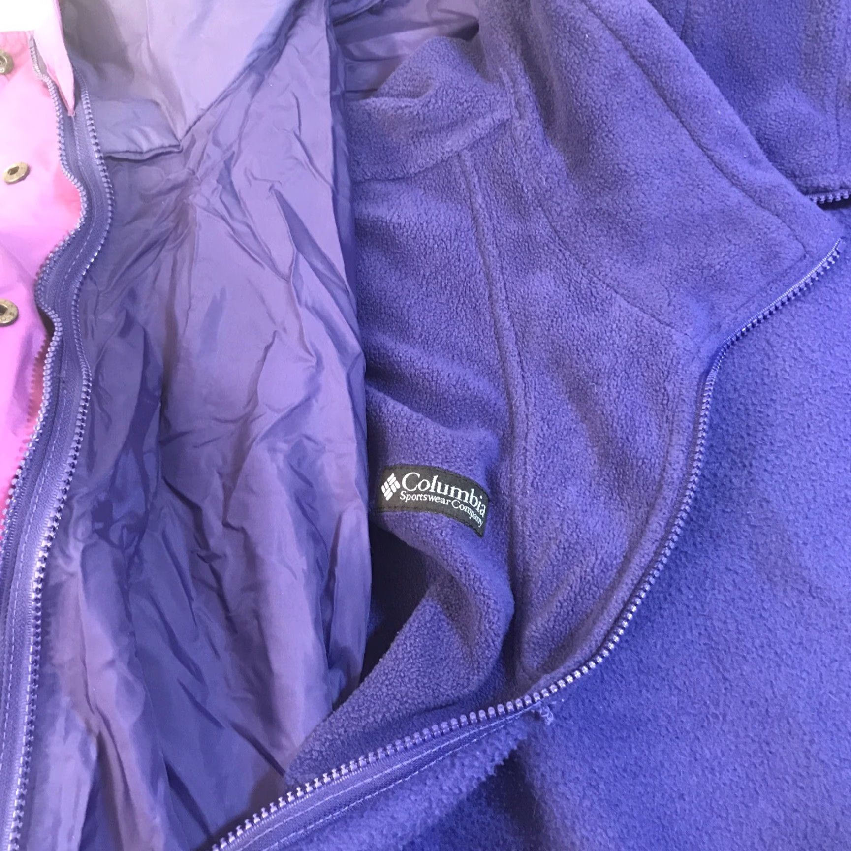 Vintage VINTAGE Columbia Women's Jacket Sz Large L Bugaboo Winter Ski 3 In 1 Purple Size L / US 10 / IT 46 - 5 Thumbnail