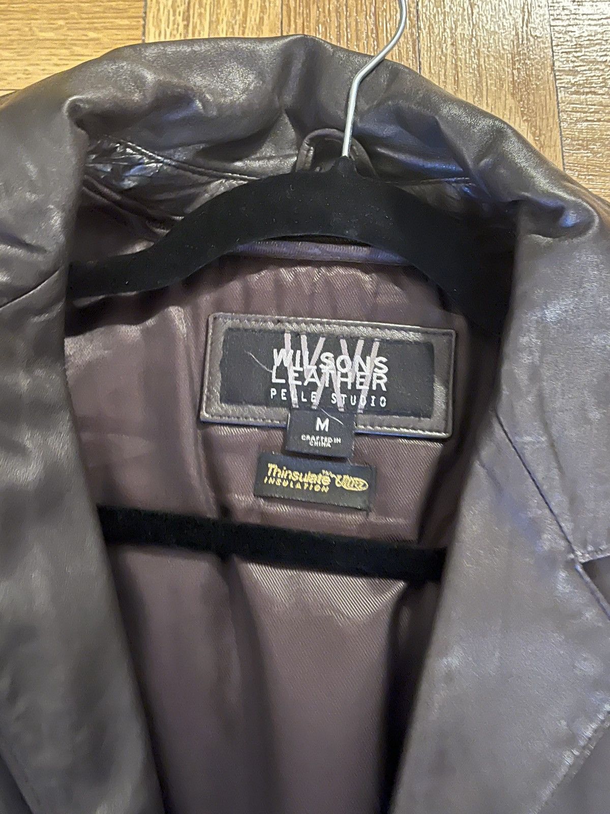 Wilsons Leather Wilson’s Leather Pelle Studio Brown Leather Jacket Size US M / EU 48-50 / 2 - 3 Thumbnail