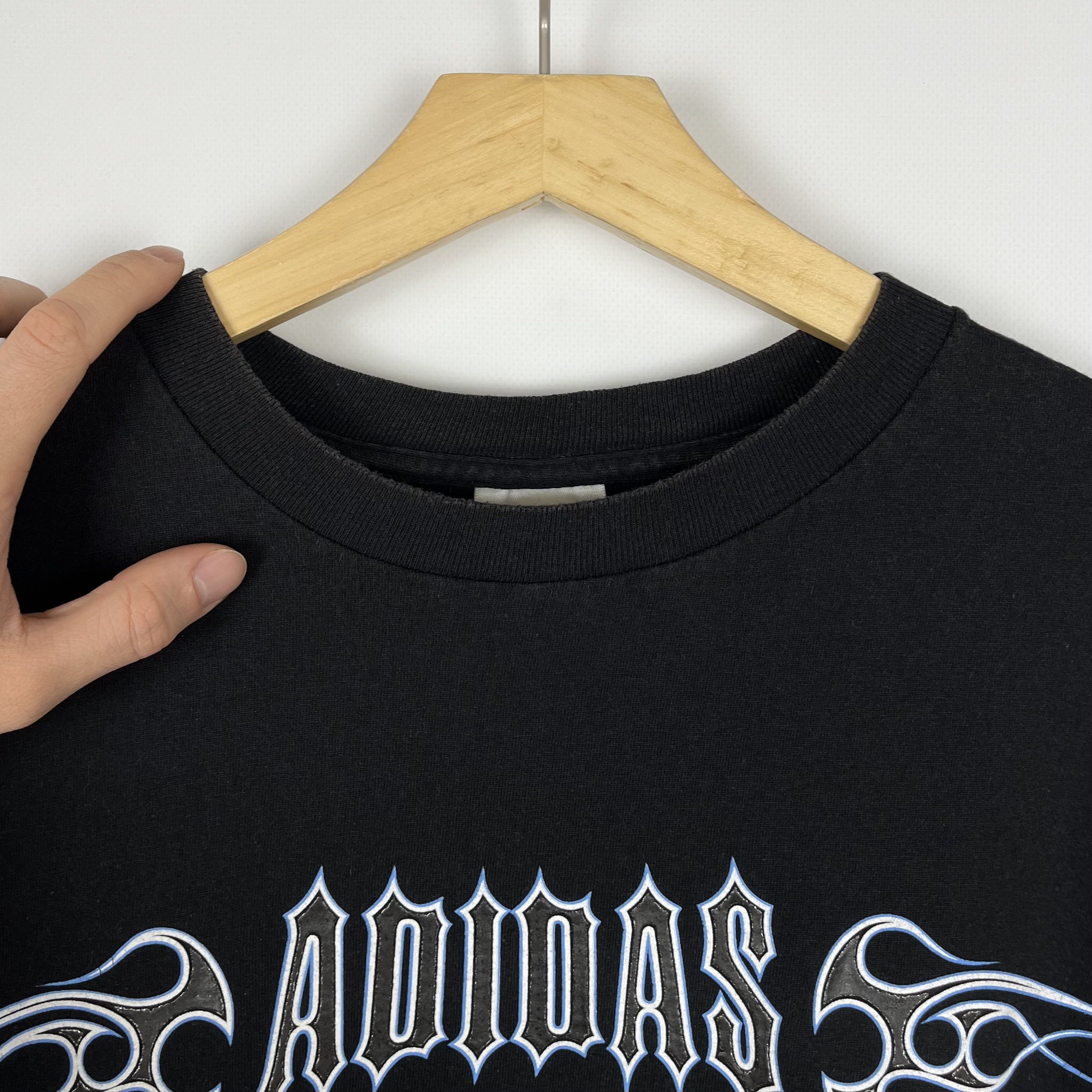 Adidas Vintage Adidas Tribal Big Logo Y2K T Shirt 2000’s Size US XL / EU 56 / 4 - 7 Thumbnail