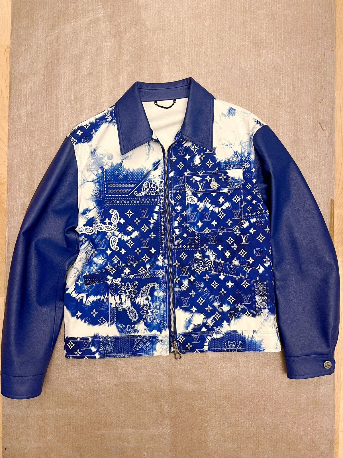 Louis Vuitton Louis Vuitton genuine leather denim jacket Size US M / EU 48-50 / 2 - 1 Thumbnail