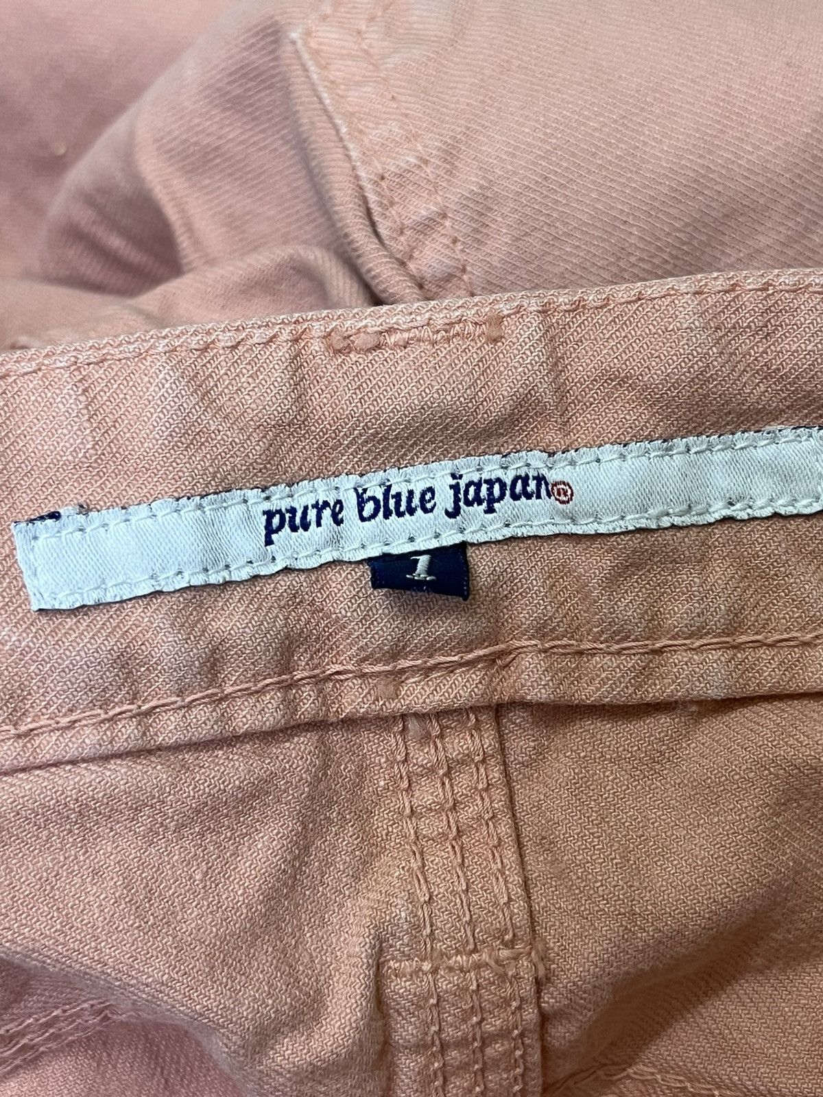 Pure Blue Japan NICE🔥JAPANESE DENIM PURE BLUE JAPAN JEANS Size US 31 - 17 Thumbnail