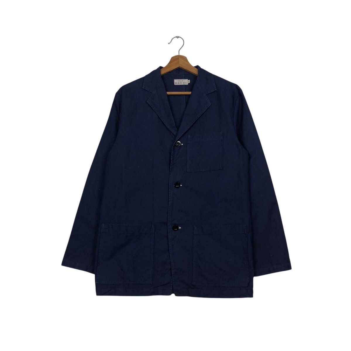 Issey Miyake 📌Vintage Chore Work Blue Jacket Trip Japan Fabric Size US M / EU 48-50 / 2 - 2 Thumbnail