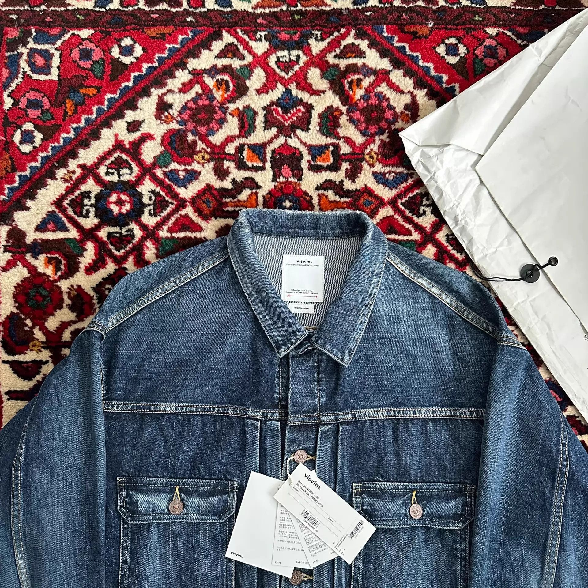 Visvim visvim 24SS 101xx D1010 Splatter Denim Jacket Size 3 Size US L / EU 52-54 / 3 - 4 Thumbnail