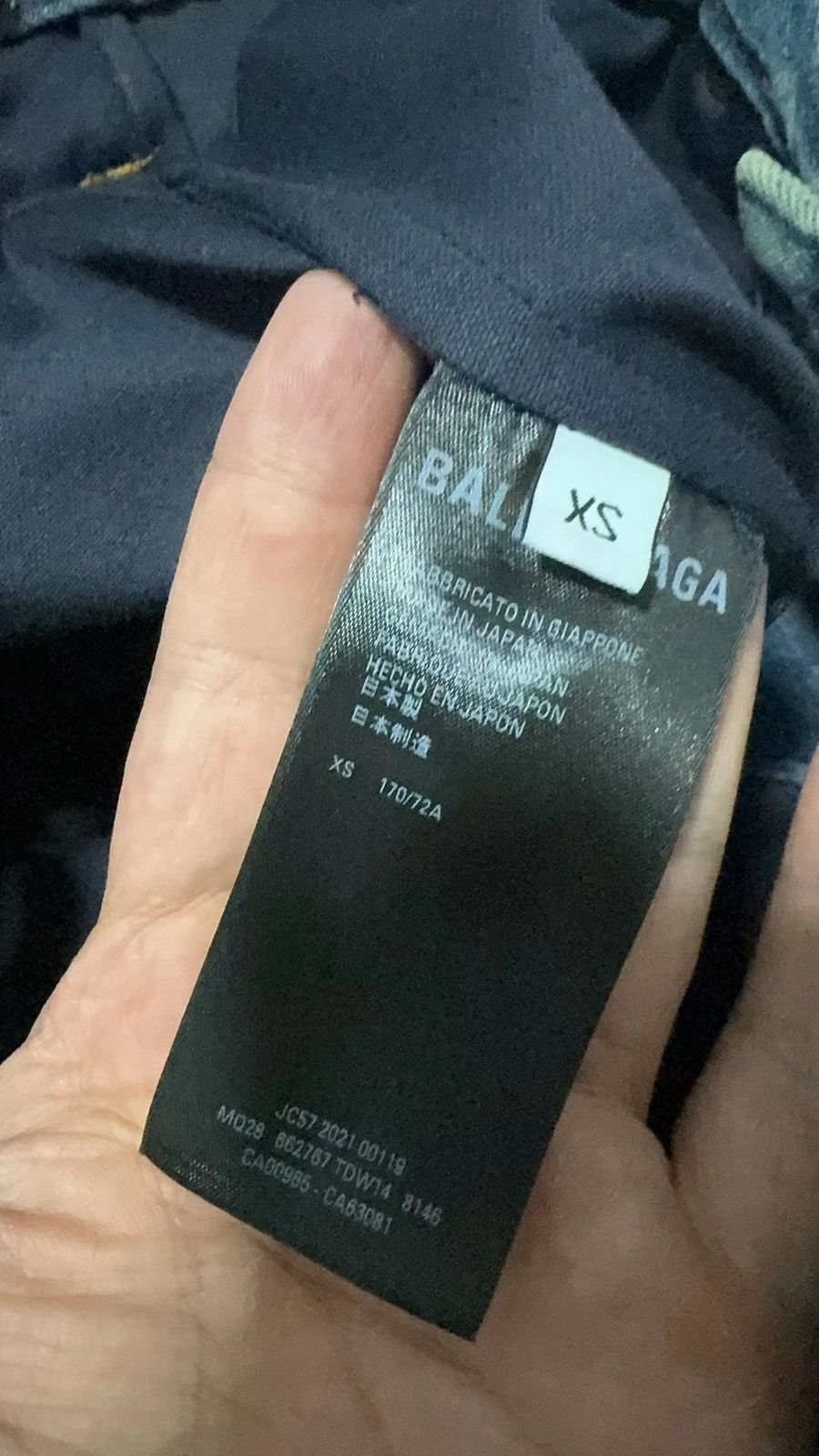 Balenciaga Balenciaga Destroyed Afterworld Denim Sz. XS Size US 30 / EU 46 - 7 Thumbnail