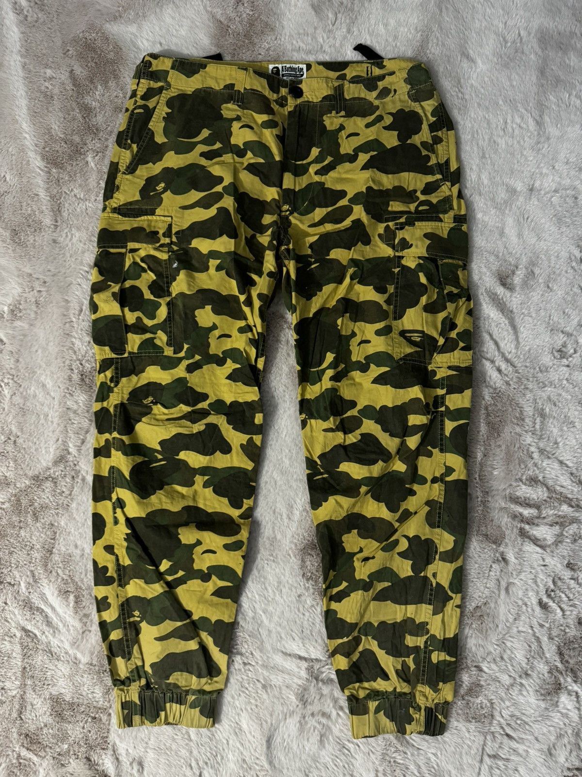 Bape 1st Camo Cargo Jogger Pants | Grailed