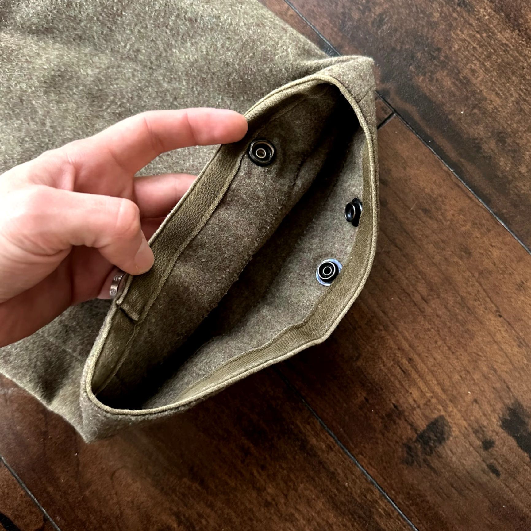 VINTAGE Sportra Arnstorf German Military Wool Cargo Pants 33x28 Green 1960s Mens