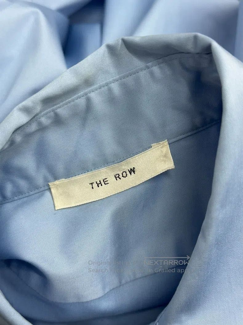The Row The row Blue long-sleeved shirt Size US XS / EU 42 / 0 - 3 Thumbnail
