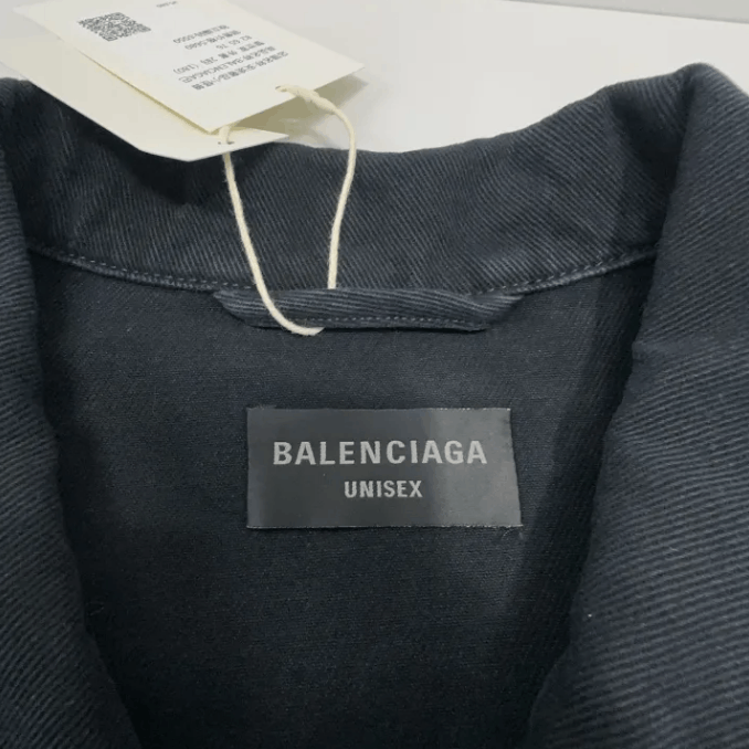 Balenciaga Balenciaga Dark Blue Denim Jacket 2M Size US M / EU 48-50 / 2 - 3 Thumbnail
