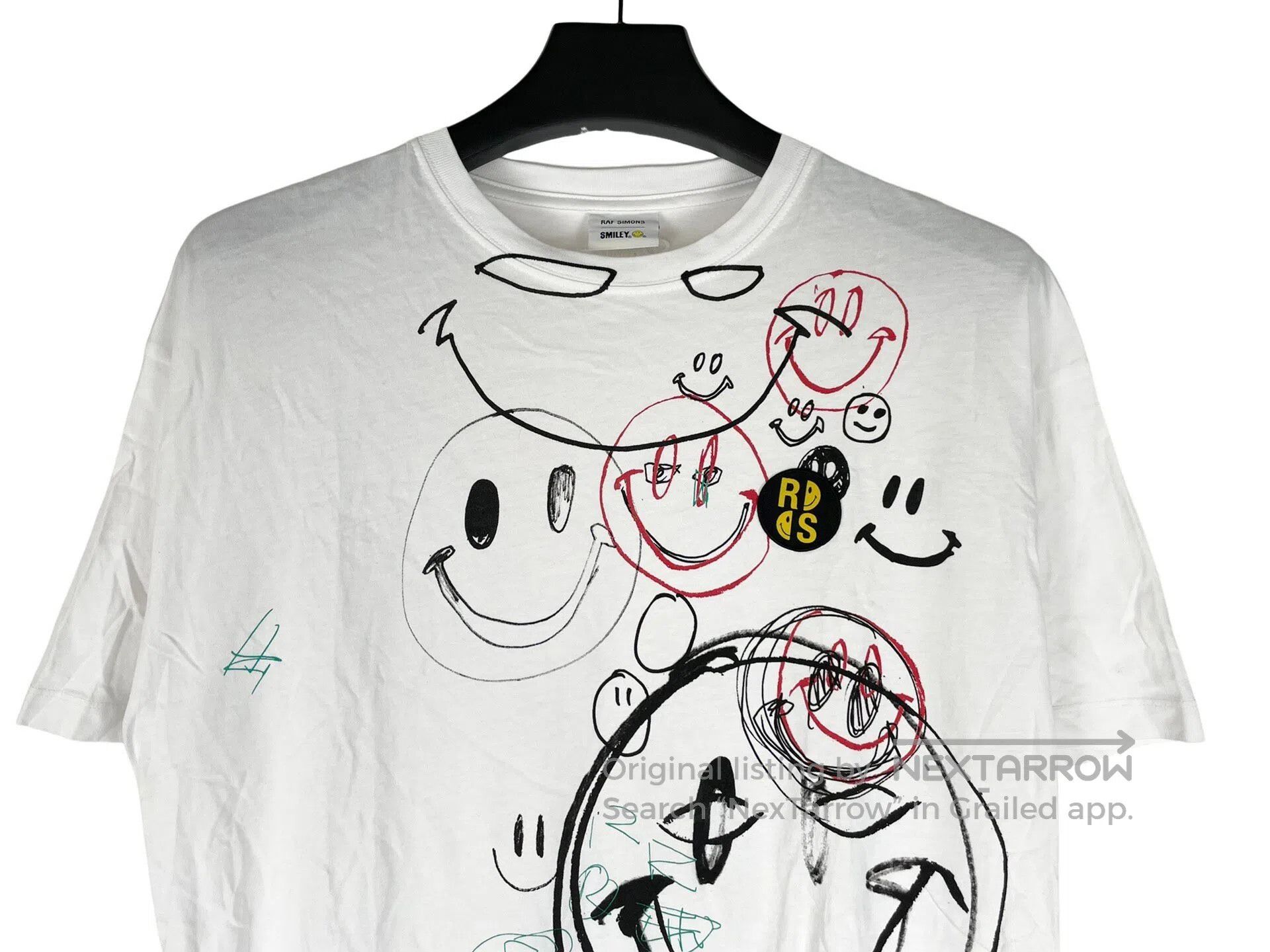 Raf Simons Raf Simons Smiley Face Graffiti Short Sleeve Size US S / EU 44-46 / 1 - 3 Thumbnail