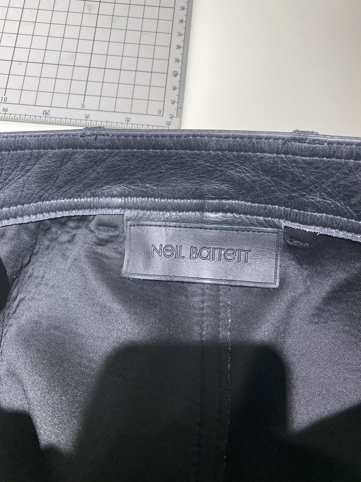 Leather × Neil Barrett Neil Barrett BIKER Leather Pant 28 Size US 28 / EU 44 - 5 Thumbnail